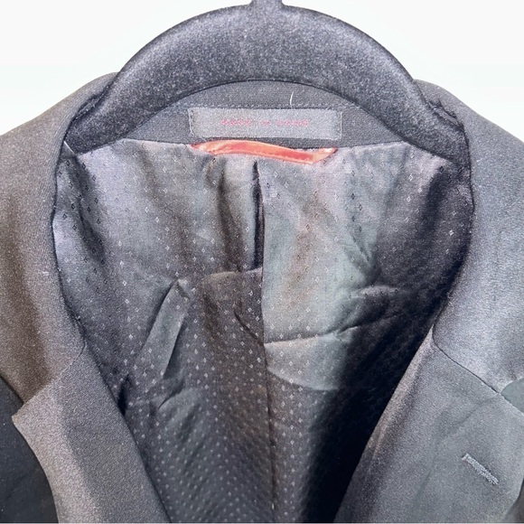 MidTown Man Suit Jacket Long Sleeve 3 Button Blazer Sport Coat Notch Collar Line - Picture 6 of 9